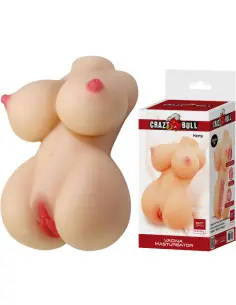 CRAZY BULL HERTA MINI TORSO FEMENINO REALISTA VAGINA 497 G