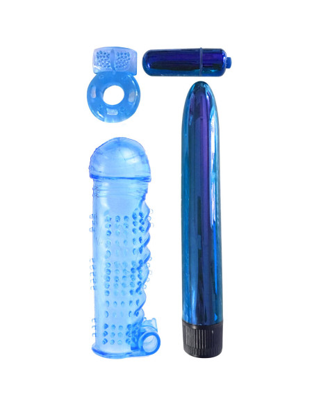 CLASSIX KIT DE PLACER PARA PAREJAS AZUL