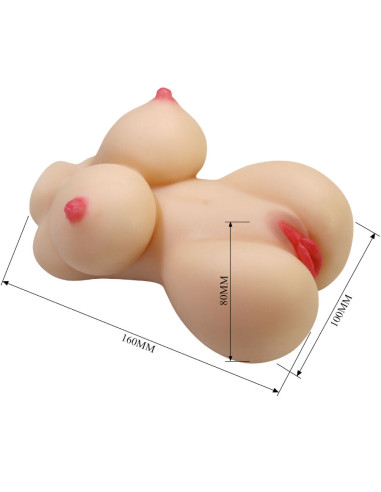 CRAZY BULL HERTA MINI TORSO FEMENINO REALISTA VAGINA 497 G