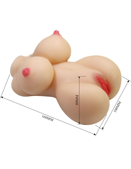 CRAZY BULL HERTA MINI TORSO FEMENINO REALISTA VAGINA 497 G CRAZY BULL HERTA MINI TORSO FEMENINO REALISTA VAGINA 497 G