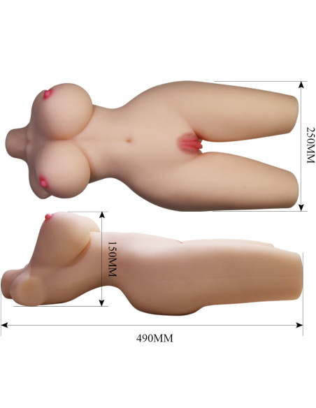 CRAZY BULL TIFFANY TORSO FEMENINO REALISTA VAGINA Y ANAL 55 KG CRAZY BULL TIFFANY TORSO FEMENINO REALISTA VAGINA Y ANAL 55 KG