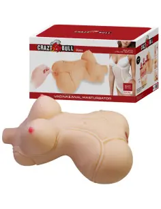 CRAZY BULL DIANA TORSO FEMENINO REALISTA VAGINA Y ANAL 5 KG