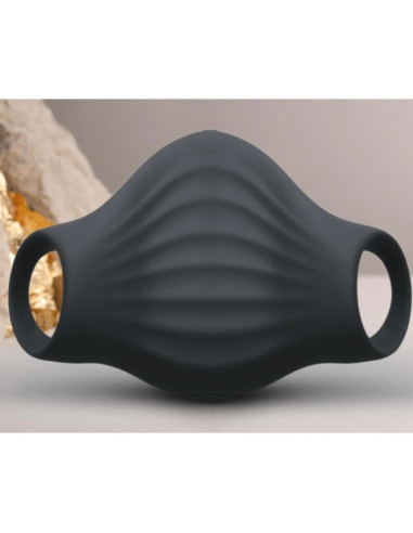 ROCKS OFF PALM MASTURBADOR VIBRADOR FLEXIBLE NEGRO
