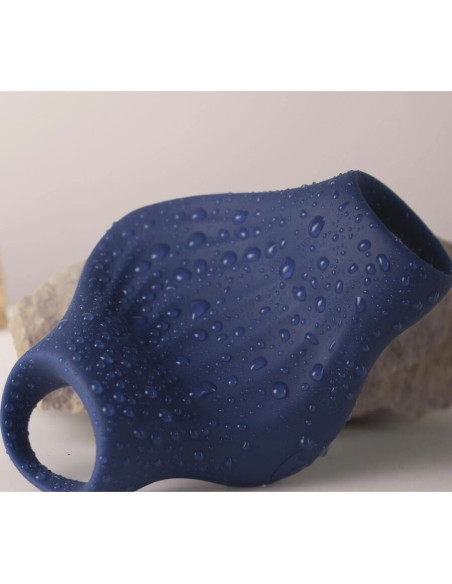 ROCKS OFF PALM MASTURBADOR VIBRADOR FLEXIBLE AZUL