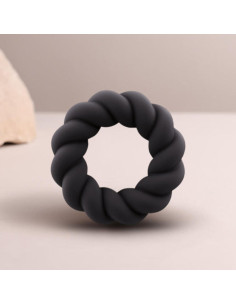 ROCKS OFF TWIST ANILLO MASTURBADOR SILICONA NEGRO 2