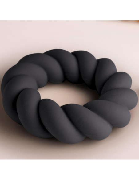 ROCKS OFF TWIST ANILLO MASTURBADOR SILICONA NEGRO ROCKS OFF TWIST ANILLO MASTURBADOR SILICONA NEGRO