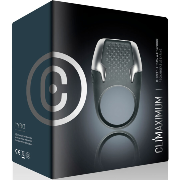 CLIMAXIMUM TYRO ANILLO VIBRADOR PARA PENE LUCES LED