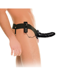 FETISH FANTASY SERIES ARNES HUECO VIBRADOR PARA EL Y ELLA NEGRO 14CM
