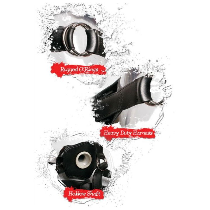 FETISH FANTASY EXTREME ARNES CON DILDO NEGRO 305 CM HUECO