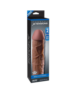 FANTASY X TENSIONS MEGA 2 EXTENSION MARRON PARA EL PENE 2