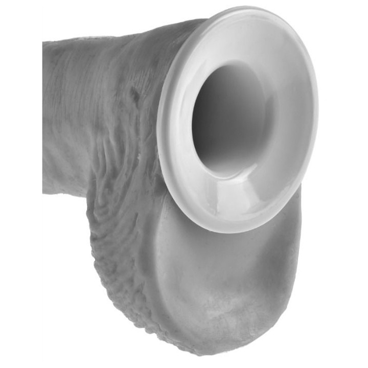 KING COCK STRAP ON CON DILDO HUECO 305 CM Y TIRANTES COLOR CARNE