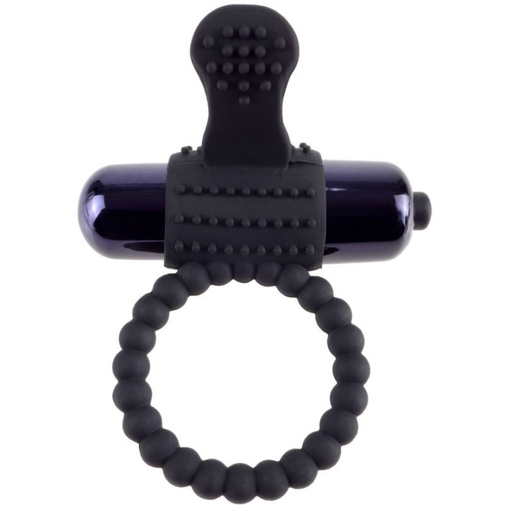 FANTASY C RINGZ ANILLO VIBRADOR DE SILICONA NEGRO