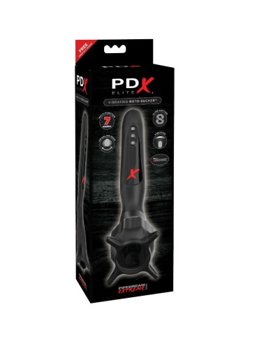 PDX ELITE ESTIMULADOR CON VIBRACION Y ONDAS ESTIMULADORAS ROTO SUCKER