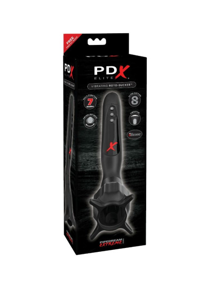 PDX ELITE ESTIMULADOR CON VIBRACION Y ONDAS ESTIMULADORAS ROTO SUCKER