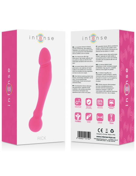 INTENSE SILICONE RICK DUAL ROSA INTENSE SILICONE RICK DUAL ROSA