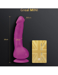 G VIBE GREAL MINI DILDO VIBRADOR SILICIONA FUCSIA 2