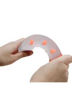 PRETTY LOVE MAGICAL NIGHTFALL DILDO SIN VIBRACION LUMINOSO NARANJA 2