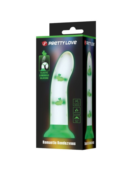 PRETTY LOVE MAGICAL NIGHTFALL DILDO SIN VIBRACION LUMINOSO VERDE PRETTY LOVE MAGICAL NIGHTFALL DILDO SIN VIBRACION LUMINOSO VERDE