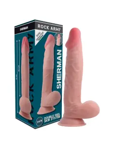 ROCKARMY SHERMAN DILDO REALISTA DUAL DENSITY 24 CM O 462 CM