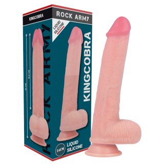 ROCKARMY KINGCOBRA DILDO REALISTICO LIQUID SILICONE 24 CM O 477 CM