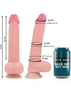 ROCKARMY KINGCOBRA DILDO REALISTICO LIQUID SILICONE 24 CM O 477 CM 2