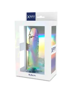 X RAY CLEAR DILDO REALISTA TRANSPARENTE 155 CM O 35 CM 2