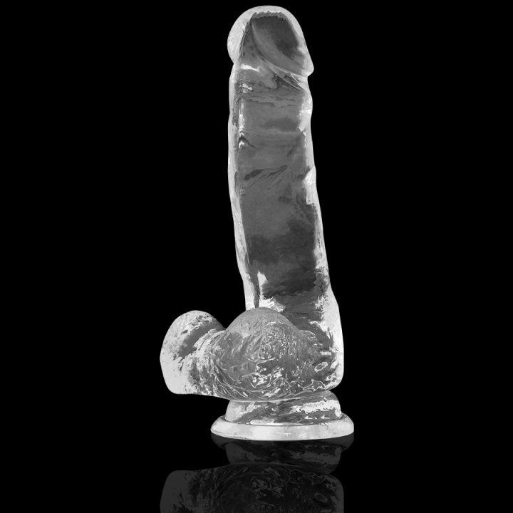 X RAY CLEAR DILDO REALISTA TRANSPARENTE 185 CM O 38 CM