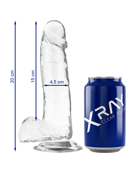 X RAY CLEAR DILDO REALISTA TRANSPARENTE 20 CM O 45 CM X RAY CLEAR DILDO REALISTA TRANSPARENTE 20 CM O 45 CM