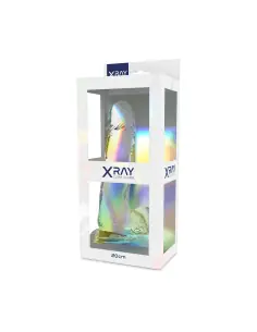 X RAY CLEAR DILDO REALISTA TRANSPARENTE 20 CM O 45 CM 2