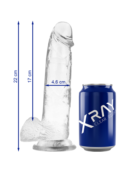 X RAY CLEAR DILDO REALISTA TRANSPARENTE 22 CM O 46 CM X RAY CLEAR DILDO REALISTA TRANSPARENTE 22 CM O 46 CM