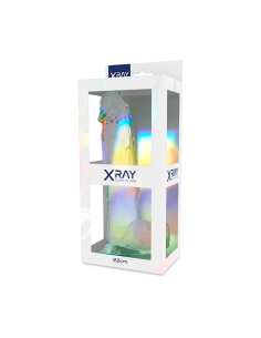 X RAY CLEAR DILDO REALISTA TRANSPARENTE 22 CM O 46 CM 2