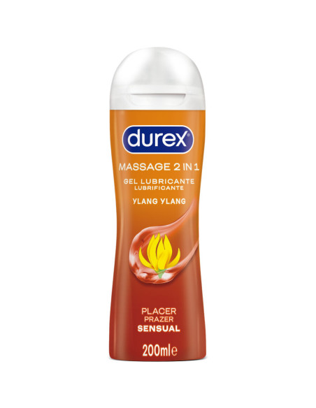 DUREX GEL LUBRICANTE DE MASAJE SENSUAL YLANG YLANG 200 ML