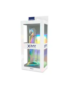 X RAY CLEAR DILDO TRANSPARENTE 19 CM O 4 CM 2