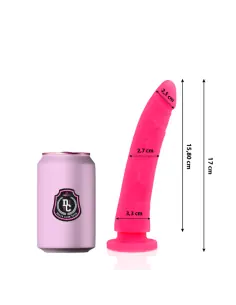 DELTA CLUB DILDO REALISTA ROSA SILICONA MEDICA 17 CM O 3 CM