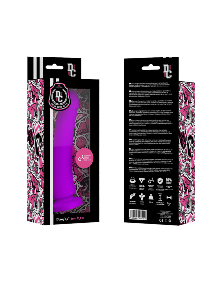 DELTA CLUB DILDO REALISTA LILA SILICONA MEDICA 17 CM O 3 CM DELTA CLUB DILDO REALISTA LILA SILICONA MEDICA 17 CM O 3 CM