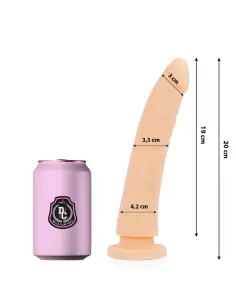 DELTA CLUB DILDO REALISTA NATURAL SILICONA MEDICA 20 CM O 4 CM