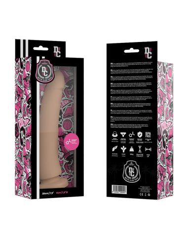 DELTA CLUB DILDO REALISTA NATURAL SILICONA MEDICA 20 CM O 4 CM