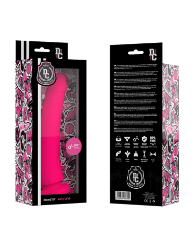DELTA CLUB DILDO REALISTA ROSA SILICONA MEDICA 20 CM O 4 CM