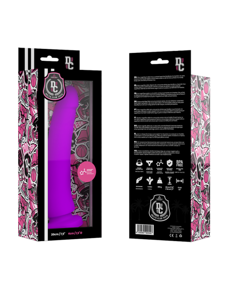 DELTA CLUB DILDO REALISTA LILA SILICONA MEDICA 20 CM O 4 CM DELTA CLUB DILDO REALISTA LILA SILICONA MEDICA 20 CM O 4 CM