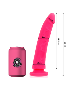 DELTA CLUB DILDO REALISTA ROSA SILICONA MEDICA 23 CM O 45 CM