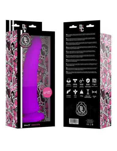 DELTA CLUB DILDO REALISTA LILA SILICONA MEDICA 23 CM O 45 CM