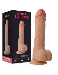 CYBER SILICOCK FREEMAN REALISTICO SILICONA LIQUIDA 20 CM O 38 CM