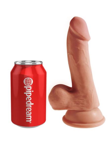 KING COCK PLUS 3D DILDO CON TESTICULOS 17 CM KING COCK PLUS 3D DILDO CON TESTICULOS 17 CM