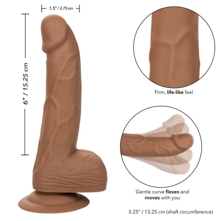 CALEXOTICS SILICONE STUDS 1524 CM BROWN