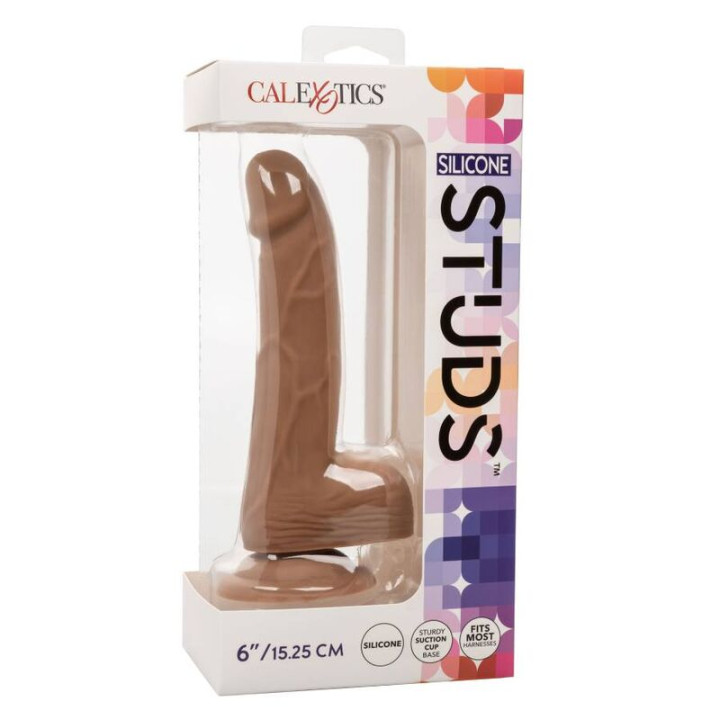CALEXOTICS SILICONE STUDS 1524 CM BROWN