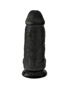 KING COCK PENE REALISTICO CHUBBY 23 CM NEGRO 2