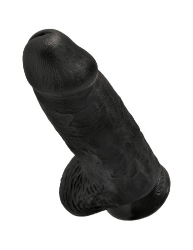 KING COCK PENE REALISTICO CHUBBY 23 CM NEGRO