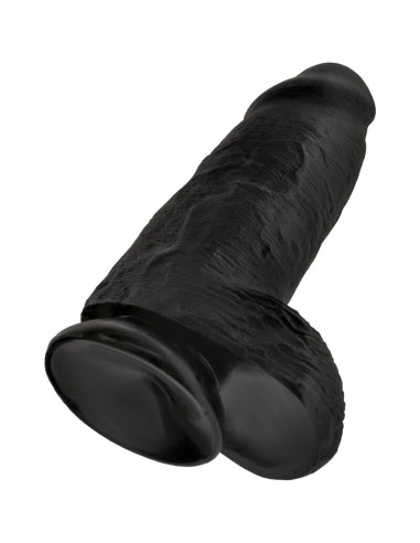 KING COCK PENE REALISTICO CHUBBY 23 CM NEGRO