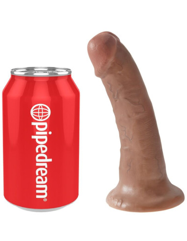 KING COCK PENE REALISTICO 15 CM CARAMELO