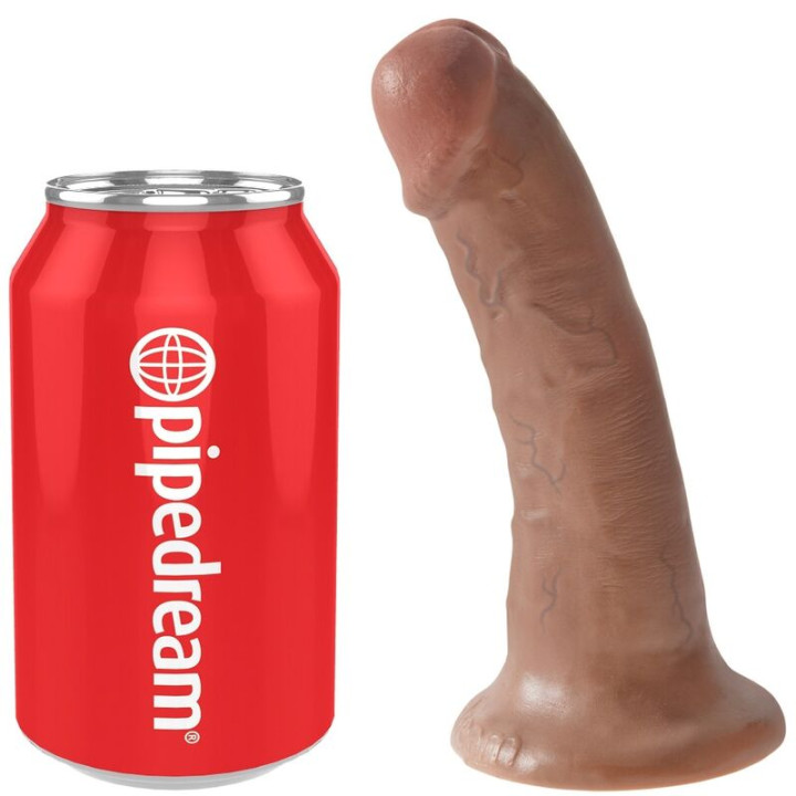 KING COCK PENE REALISTICO 15 CM CARAMELO